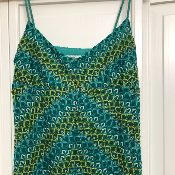NWT Ann Taylor Loft Lined Crochet Sun Dress - Picture 4 of 7